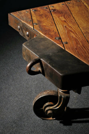 Table basse chariot
